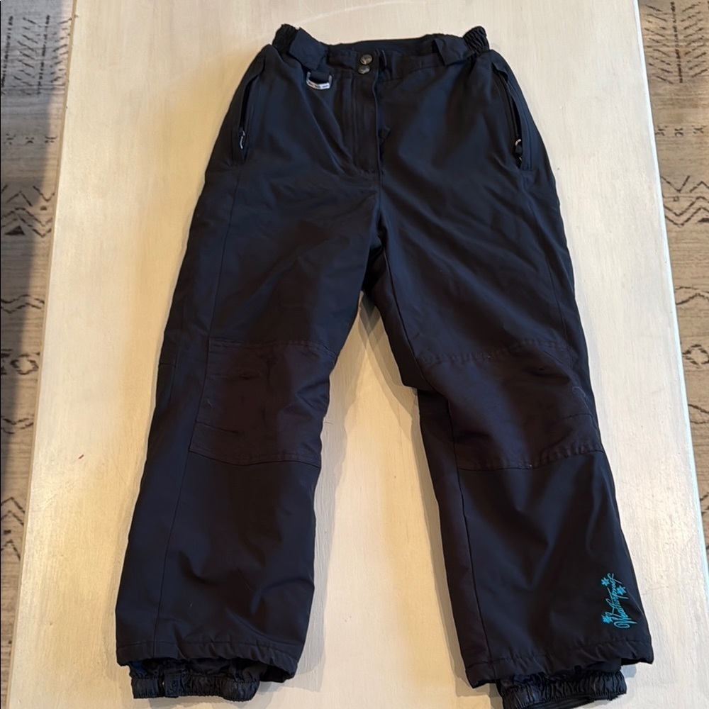 Black Waterproof Snowpants
